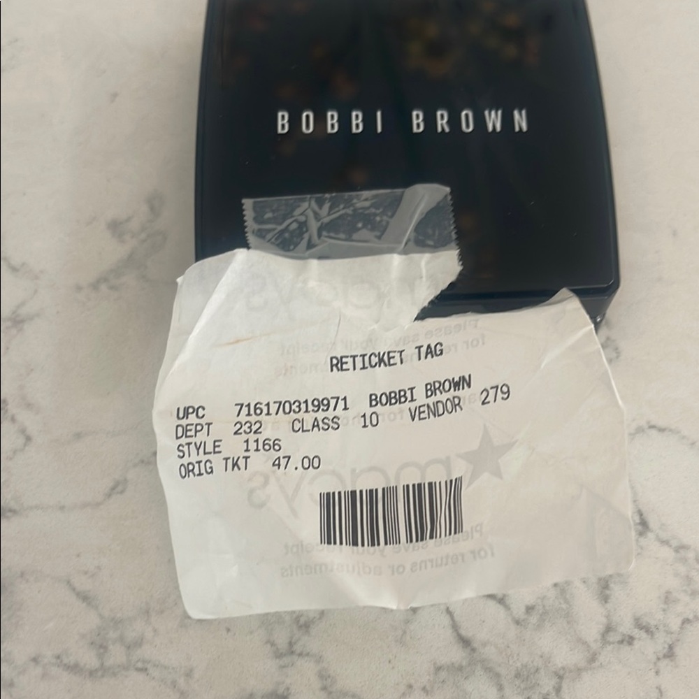 Bobbi Brown new never used with receipt bronzing powder